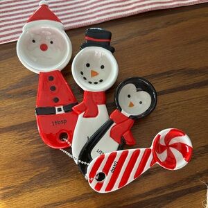 Festive Holiday Measuring Spoon Set